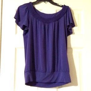 💫 Alfred Paquette Medium Blouse Purple 🟣💜
